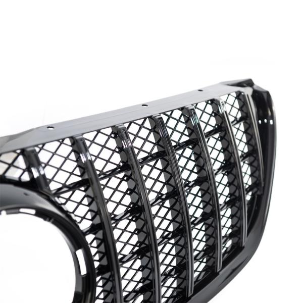 Kühlergrill Schwarz passt passend für Mercedes V-Klasse Viano W447 Sport-Panamericana