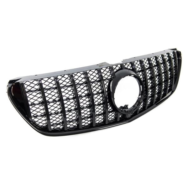 Kühlergrill Schwarz passt passend für Mercedes V-Klasse Viano W447 Sport-Panamericana