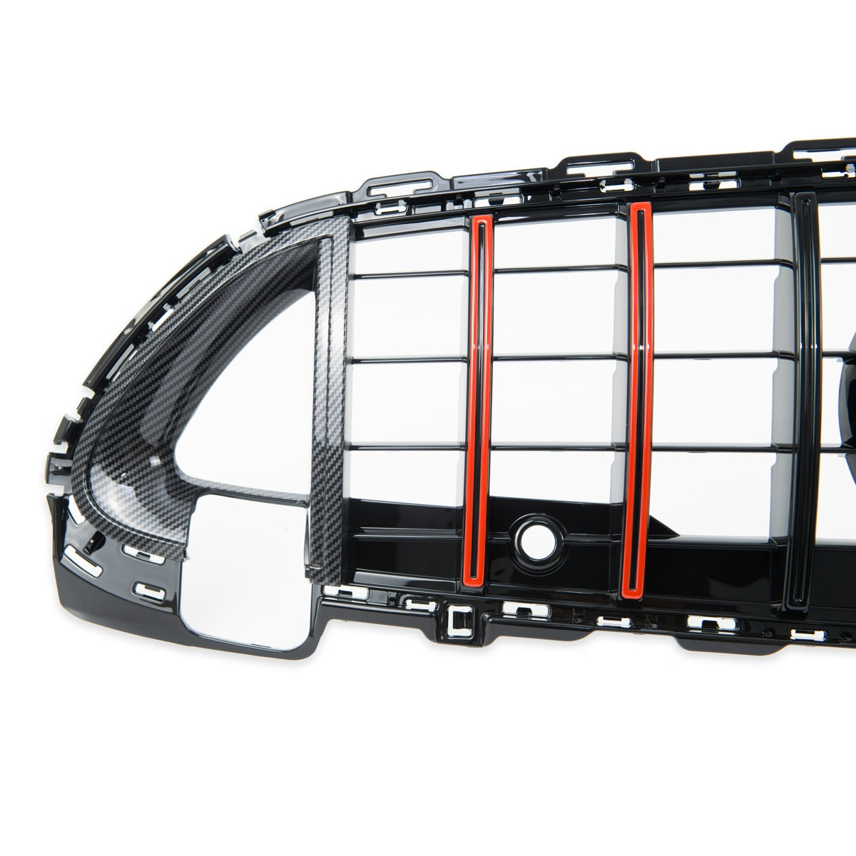 Front Grille GT Red/Carbon Look passend für Mercedes C-Class W206 2021-present – Bild 4