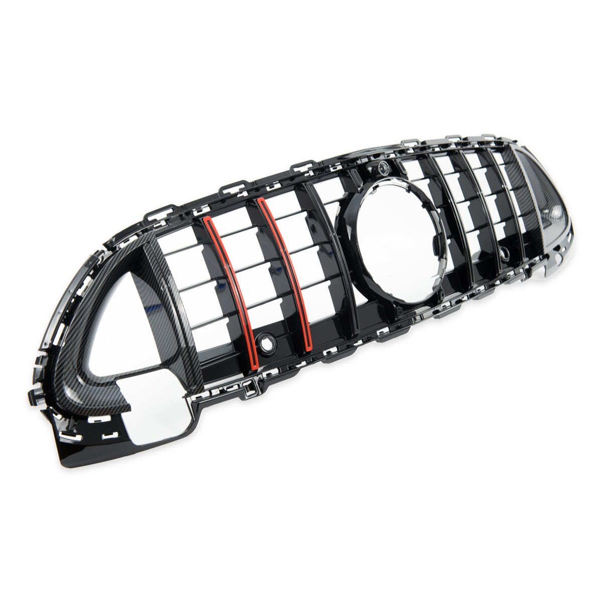 Front Grille GT Red/Carbon Look passend für Mercedes C-Class W206 2021-present – Bild 5
