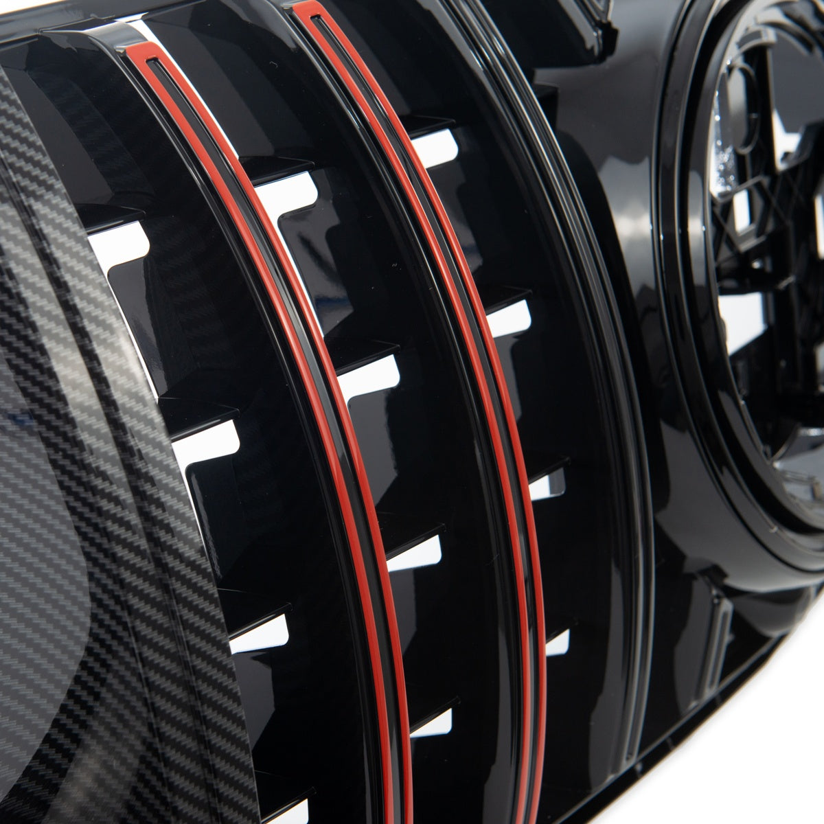 GT-R Carbon Look Front Grille passend für Mercedes GLE V167 C167 2018+ – Bild 5