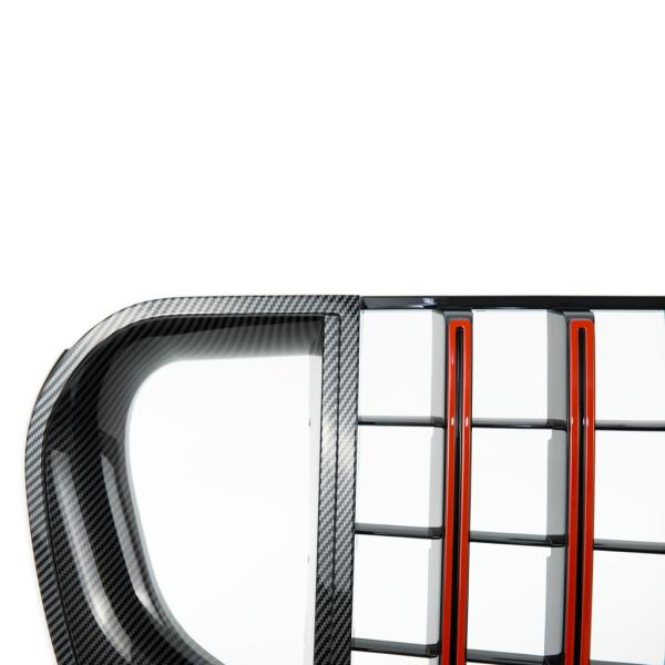 Kühlergrill Frontgrill schwarz GT-R Carbon Look passend für MERCEDES GLS (X167) 2018-