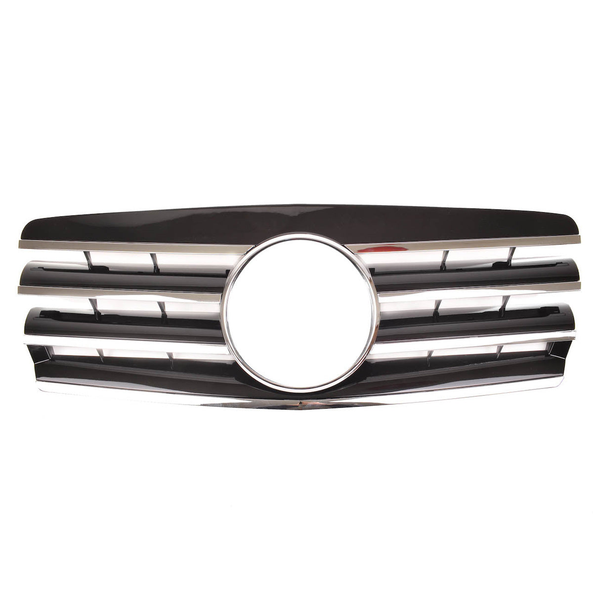 Chrome & Black Front Grille passend für Mercedes C-Class W202/S202 1993-2000 – Bild 2