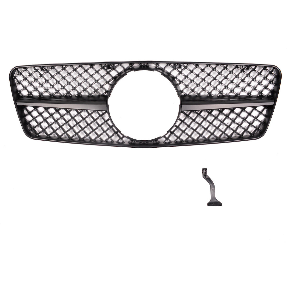 Front Grille Matt Black passend für Mercedes CLK W208 1997-2002 – Bild 2