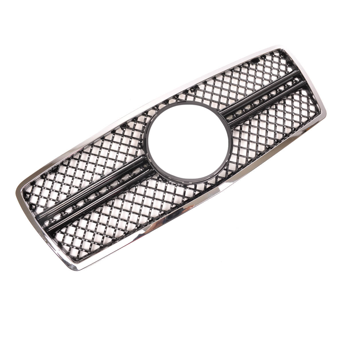 Front Grille Chrome & Black passend für Mercedes E-Class W210 1995-1999 – Bild 3
