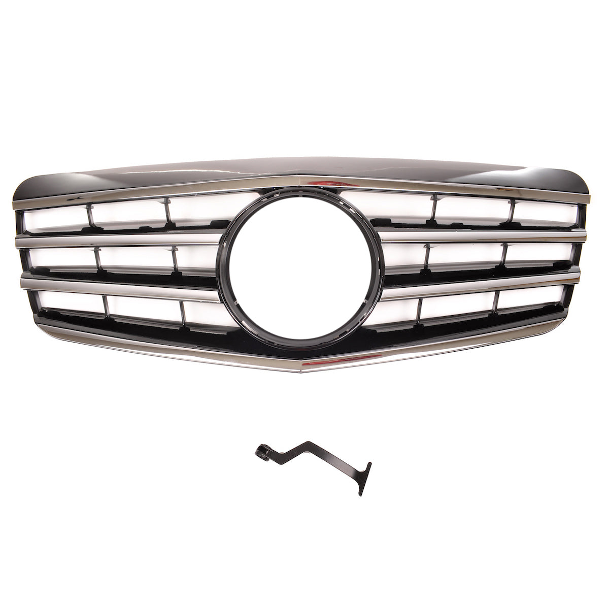 Sport Grille Chrome & Black passend für Mercedes E-Class W211 S211 2006-2009 – Bild 2
