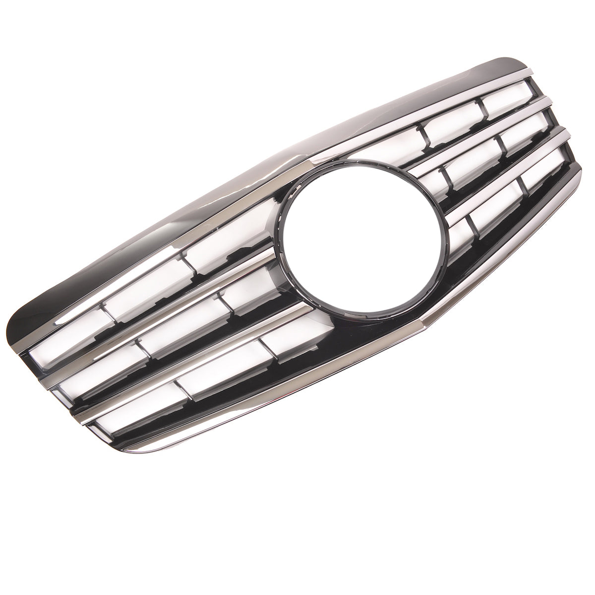 Sport Grille Chrome & Black passend für Mercedes E-Class W211 S211 2006-2009 – Bild 3