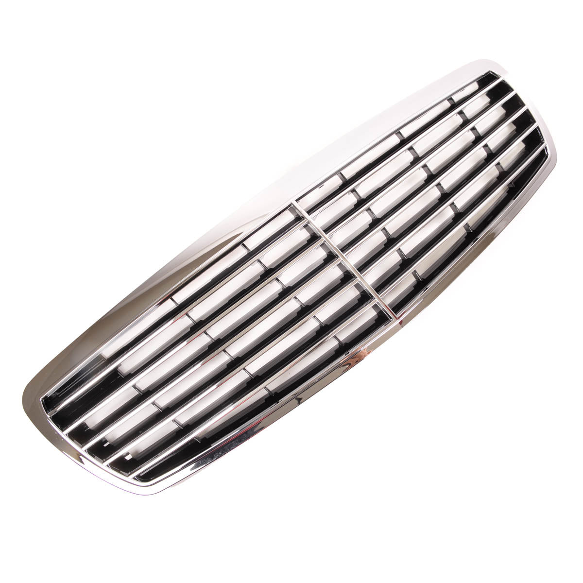 Front Grille Gloss Black Chrome passend für Mercedes E-Class W211 2002-2006 – Bild 3