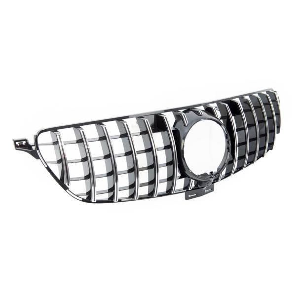 Kühlergrill Chrom passt passend für Mercedes GLE (ML) W166 15-18 + Sport-Panamericana GT