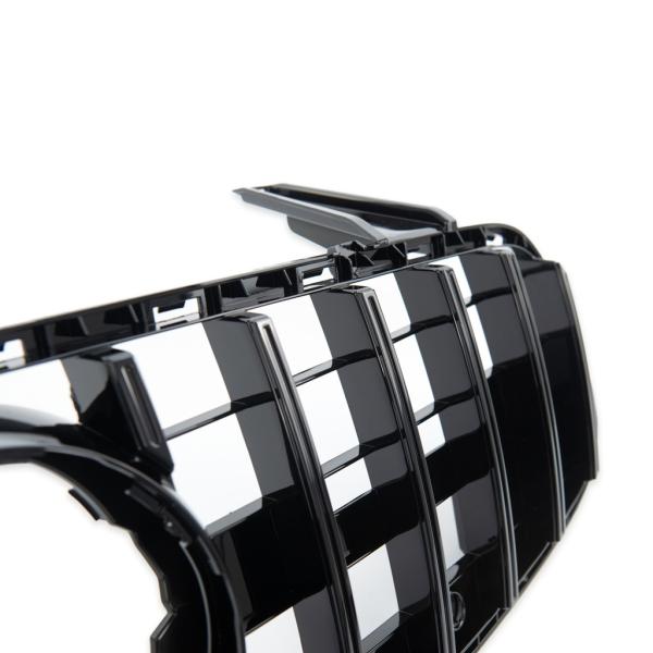 Kühlergrill Schwarz passt passend für Mercedes SL R231 ab 2015 Sport-Panamericana GT