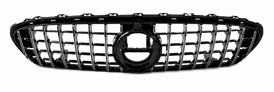 Kühlergrill chrom passend für Mercedes GLC X253 Facelift ohne AMG Sport Panamericana GT