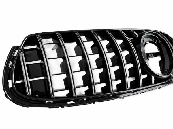 Kühlergrill chrom passend für Mercedes GLC X253 Facelift ohne AMG Sport Panamericana GT