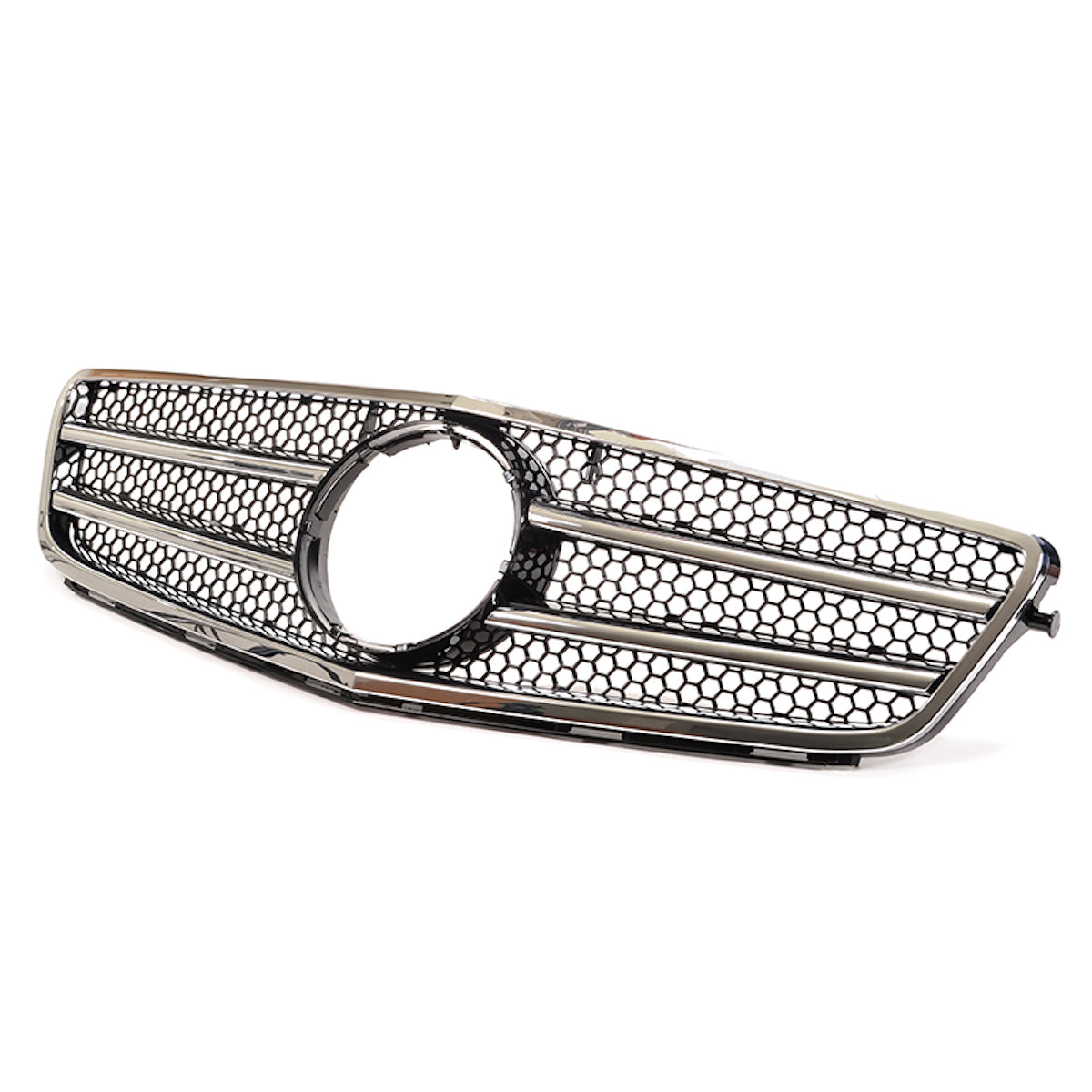 Front Grille Chrome & Black passend für Mercedes C-Class W204 2007-2015 – Bild 3