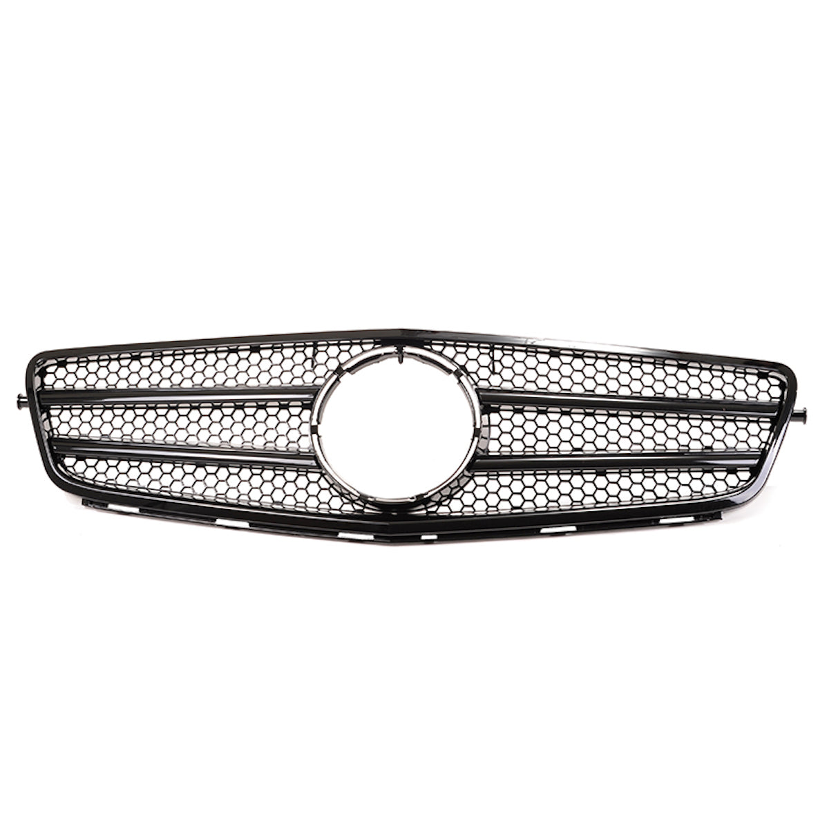 Front Grille Gloss Black passend für Mercedes C-Class W204 2007-2015 – Bild 2