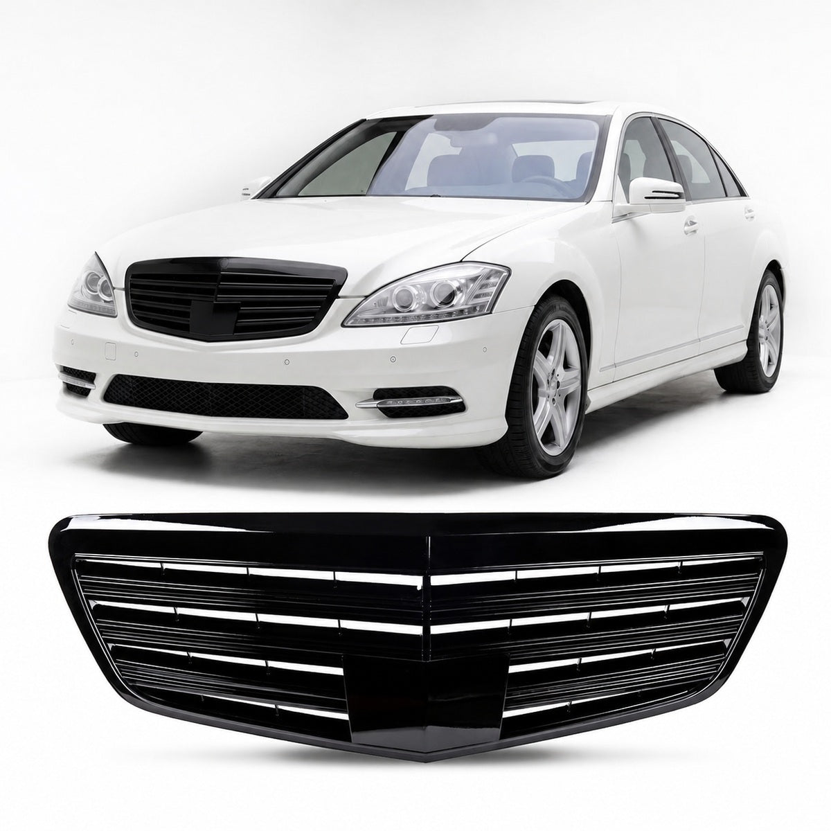 Front Grille Black passend für Mercedes S-Class W221 2009-2013 – Bild 1