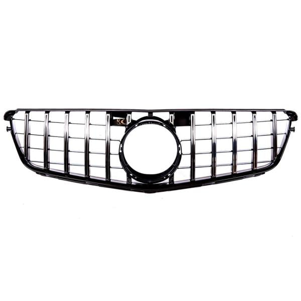 Kühlergrill Schwarz chrom passend für Mercedes W204 S204 C204 Panamericana 07-15