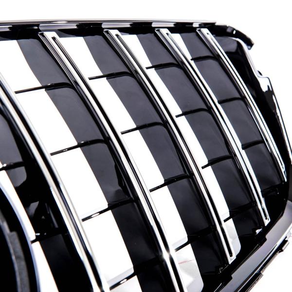 Kühlergrill Schwarz chrom passend für Mercedes W204 S204 C204 Panamericana 07-15