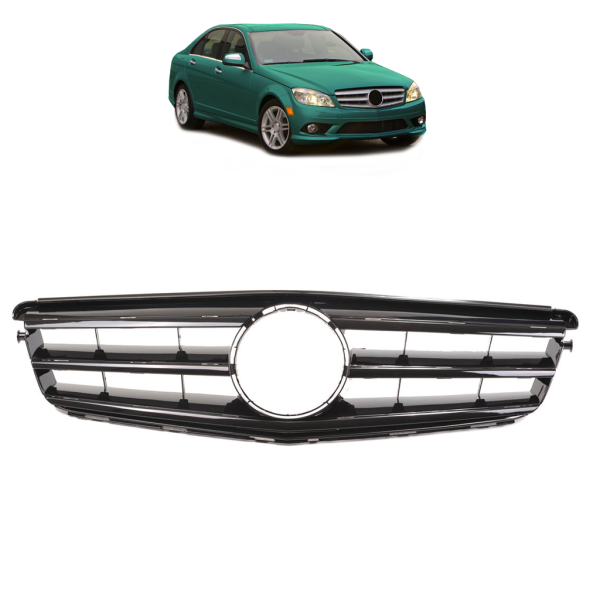 Calandre noir brillant pour Mercedes W204 S204 C204 07-15