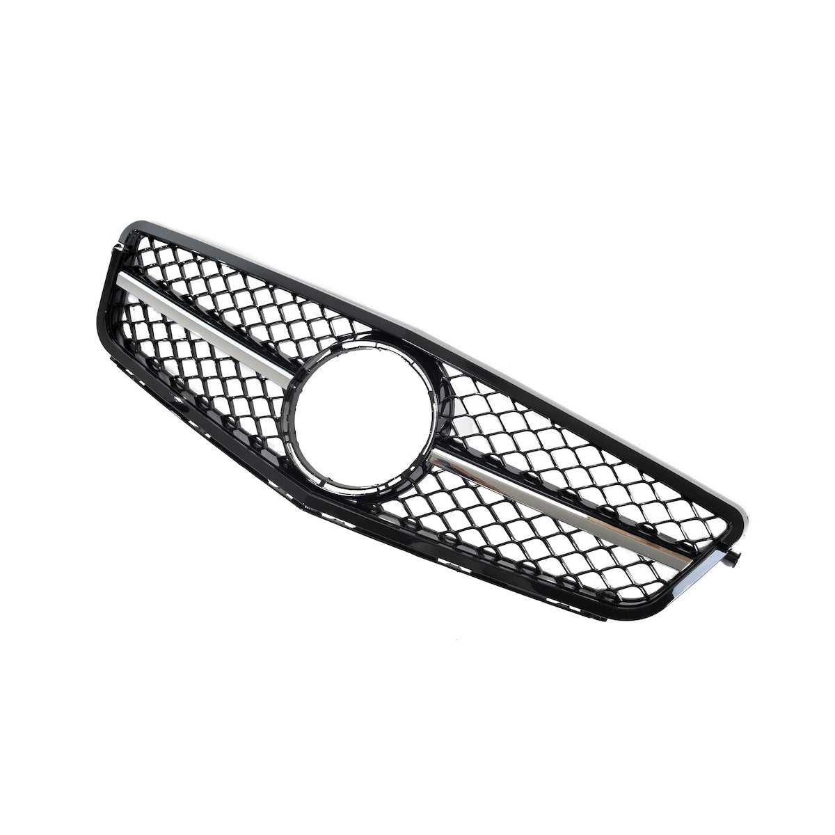 Grille Gloss Black Chrome passend für Mercedes C-Class W204 2007-2015 – Bild 3