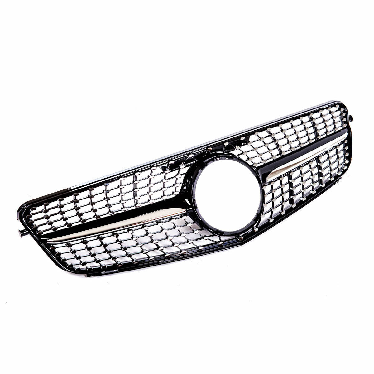 Front Grille Black with Spots passend für Mercedes C-Class 2007-2015 – Bild 4