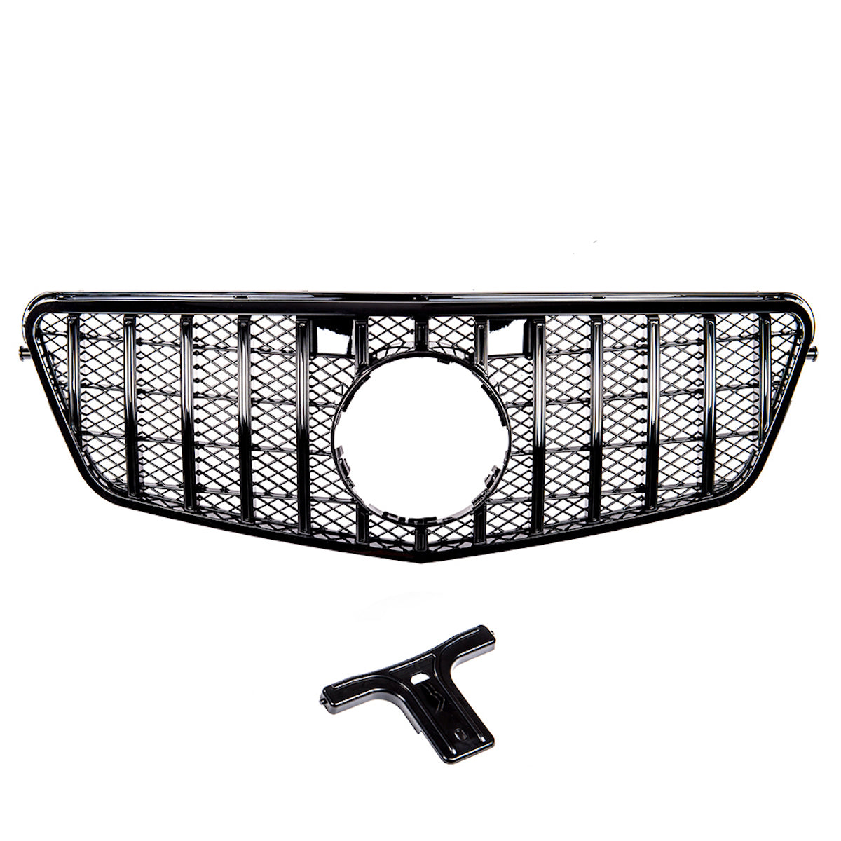 Front Grille Panamericana GT Gloss Black passend für Mercedes E-Class W212 09-13 – Bild 2