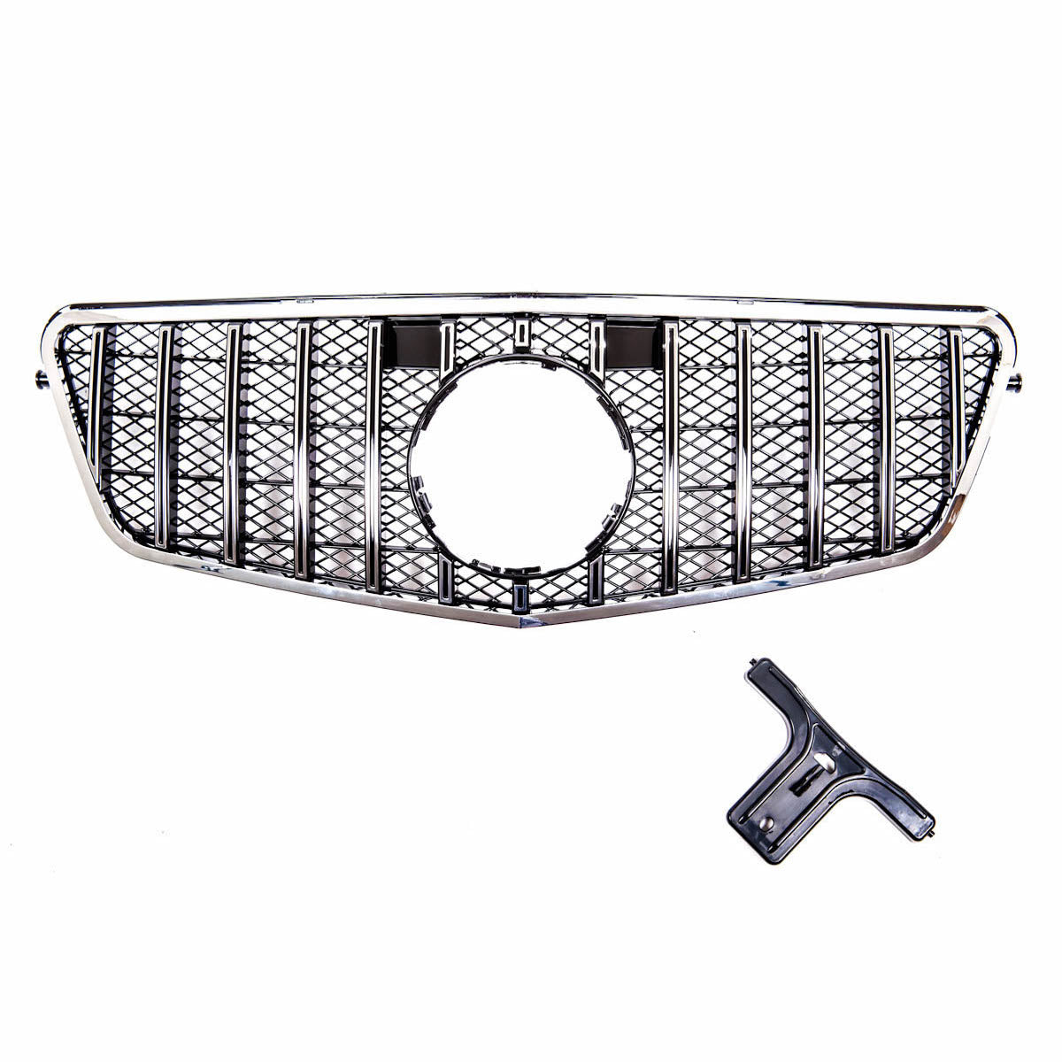 Panamericana GT Grille Chrome & Black passend für Mercedes E-Class W212 2009-2013 – Bild 3