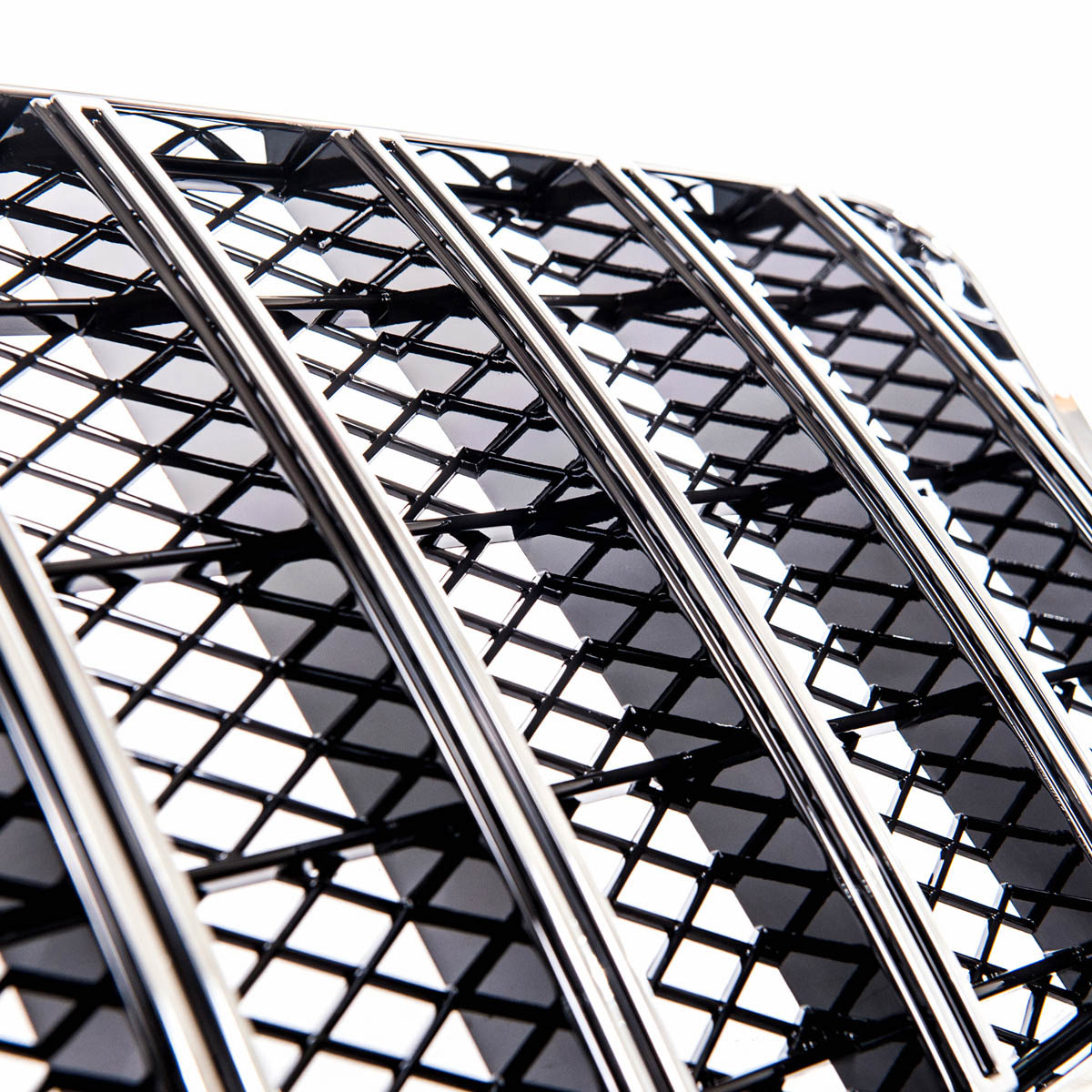 Panamericana GT Grille Chrome & Black passend für Mercedes E-Class W212 2009-2013 – Bild 5