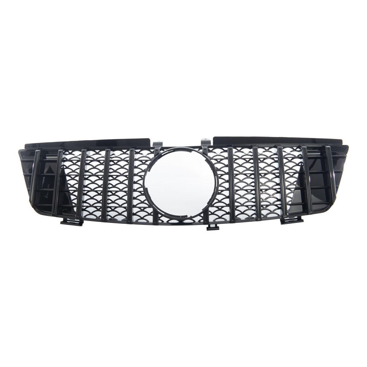 Front Grille Gloss Black passend für Mercedes ML-Class W164 2005-2008 – Bild 2