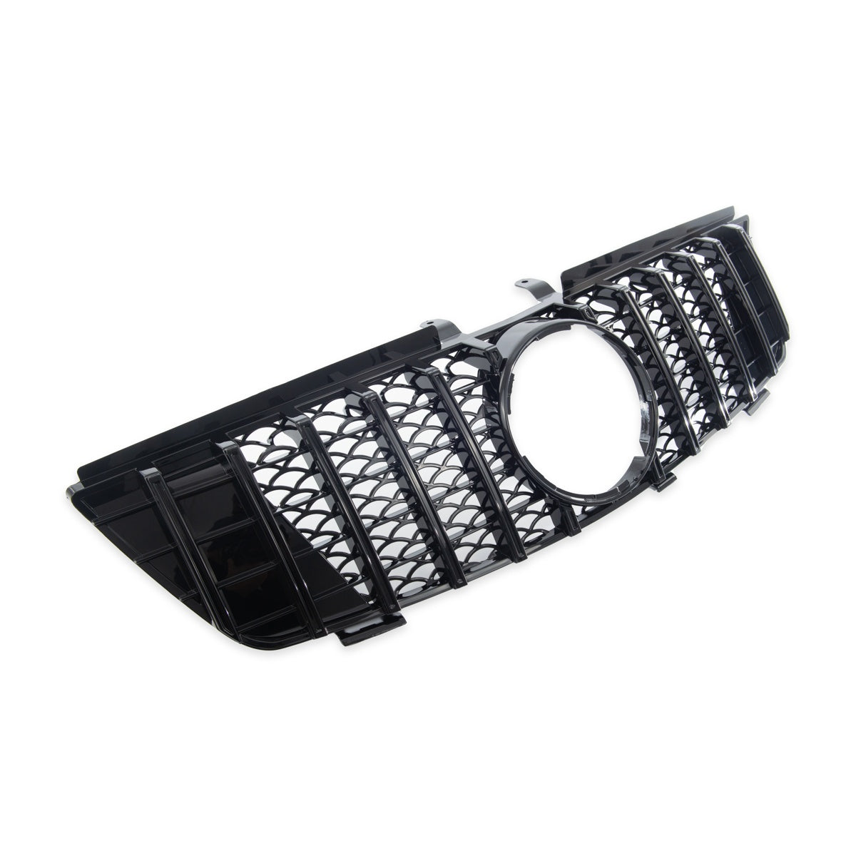 Front Grille Gloss Black passend für Mercedes ML-Class W164 2005-2008 – Bild 4