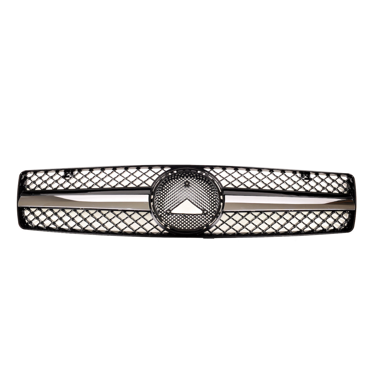 Chrome & Black Front Grille passend für Mercedes SL (R129) 1989-2001 – Bild 2