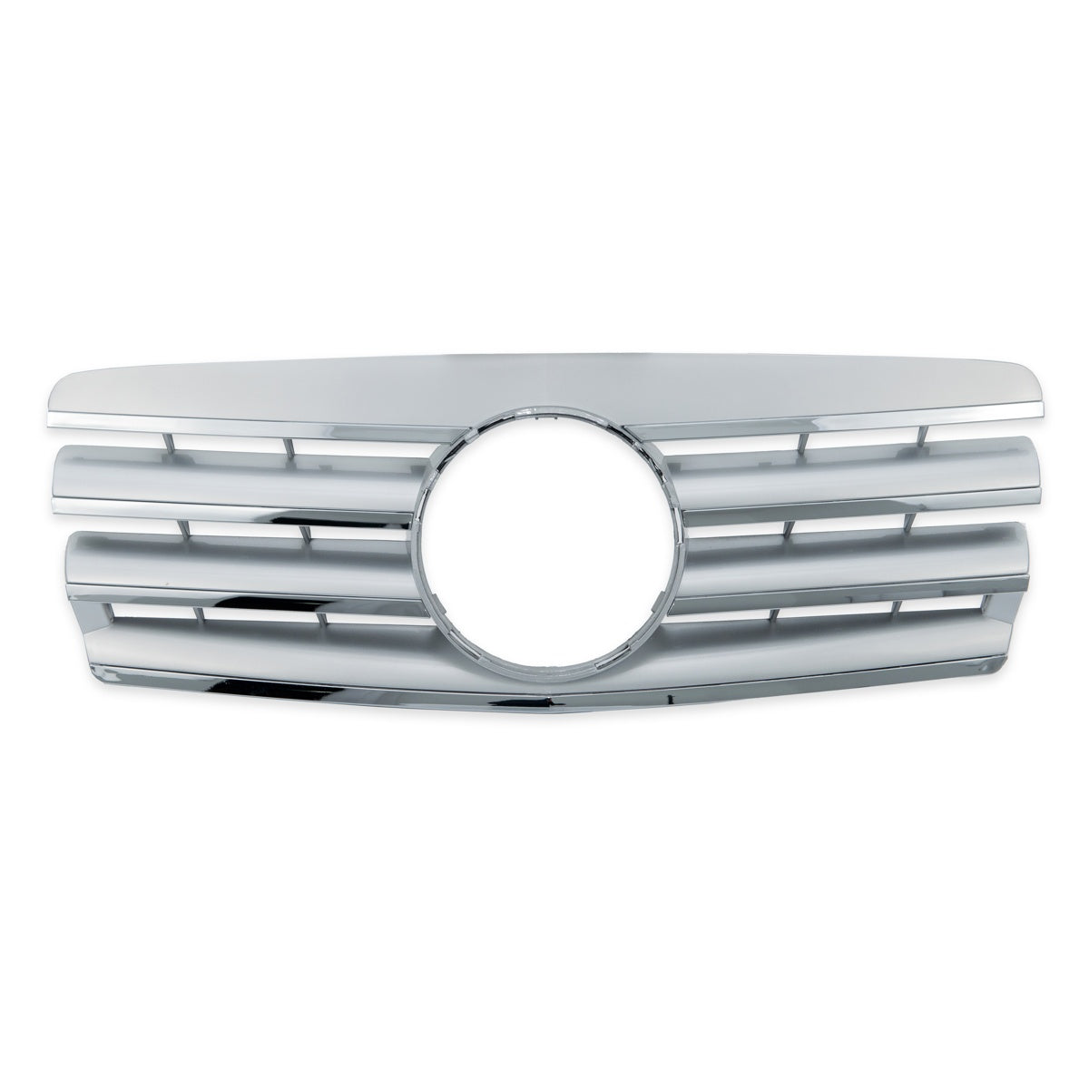 Sport Grille Chrome & Silver passend für Mercedes C-Class W203 2000-2007 – Bild 3