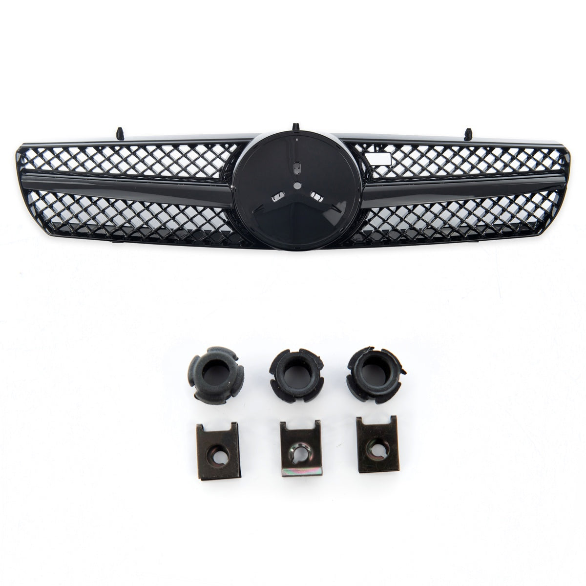 Sport Grille Gloss Black passend für Mercedes CL-Class C215 Coupe 1999-2006 – Bild 2