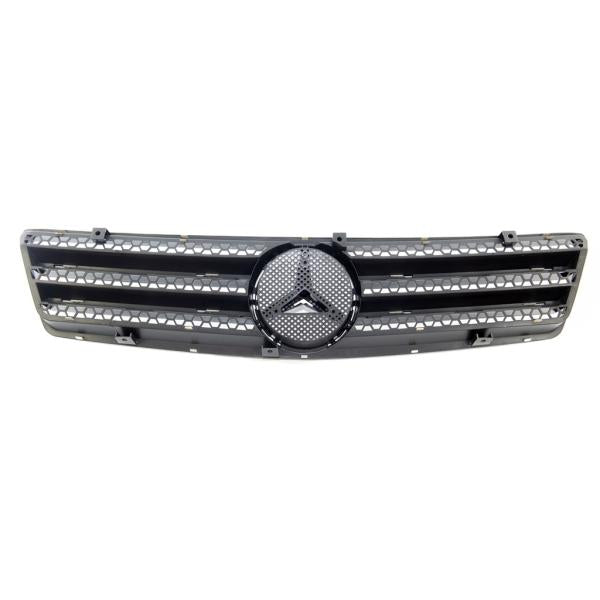 Sport Kühlergrill Schwarz glanz passend für Mercedes Benz SL (R129) ab 1989-2001