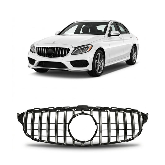 Sport Grille GT Chrome passend für Mercedes-Benz C-Class W205 2014-2018 – Bild 1