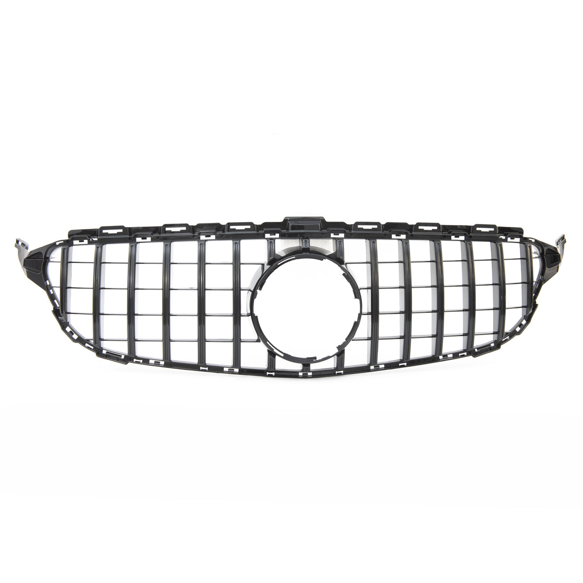 GT Gloss Black Front Grille passend für Mercedes C-Class W205 2014-2018 – Bild 2