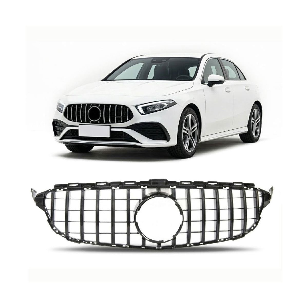 Grille GT Chrome passend für Mercedes A-Class W177 V177 2023- – Bild 1