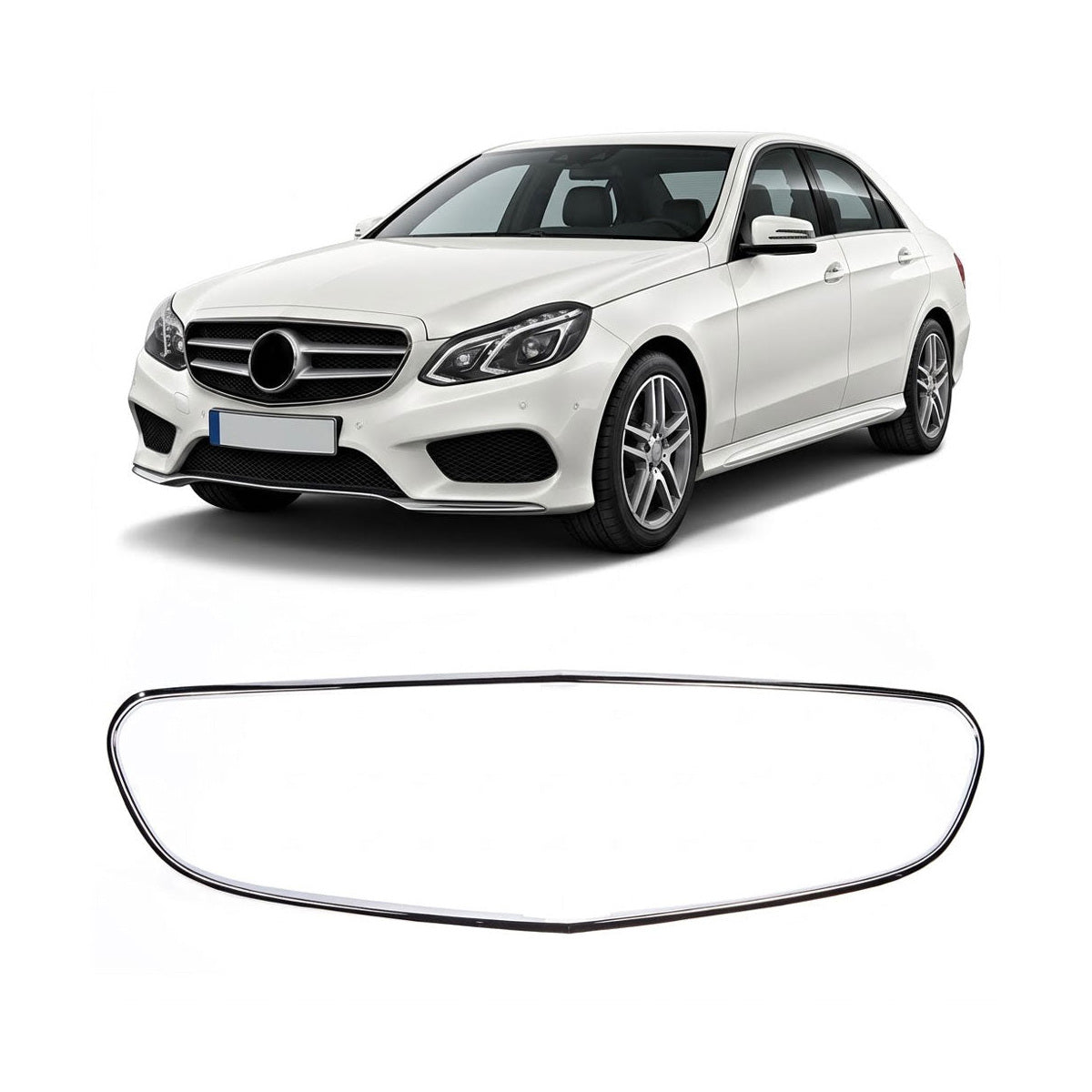 Front Grille Surround Chrome passend für Mercedes E-Class W212 2013-2016 – Bild 1