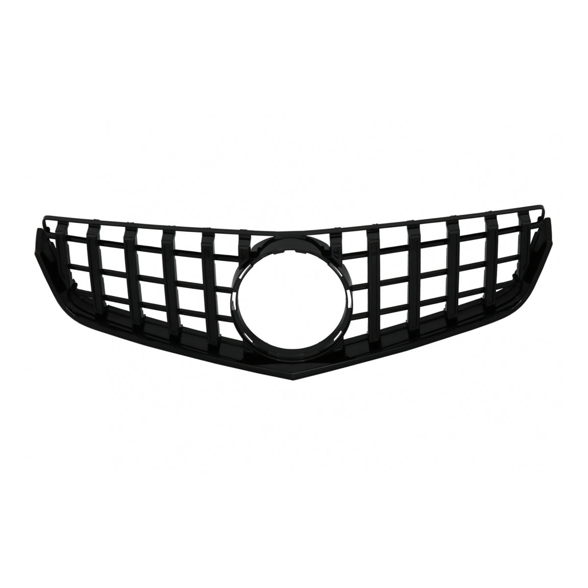 Front Grille Gloss Black Panamericana GT passend für Mercedes E-Class 2009-2013 – Bild 2