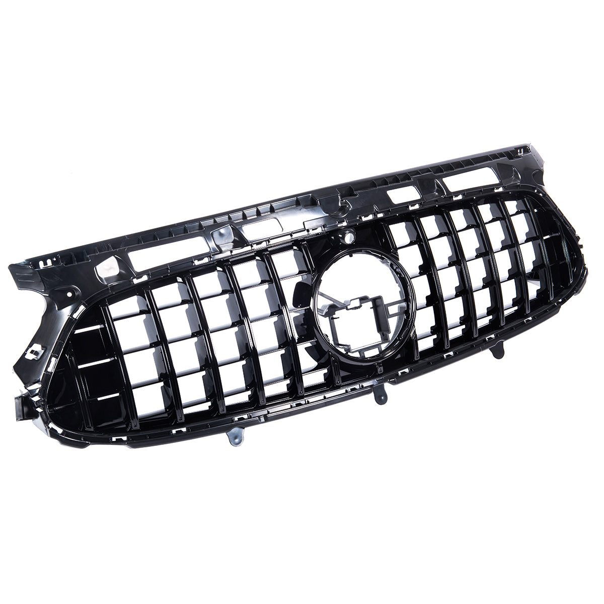 Front Grille Panamericana GT Gloss Black passend für Mercedes GLA H247 2020-2023 – Bild 3