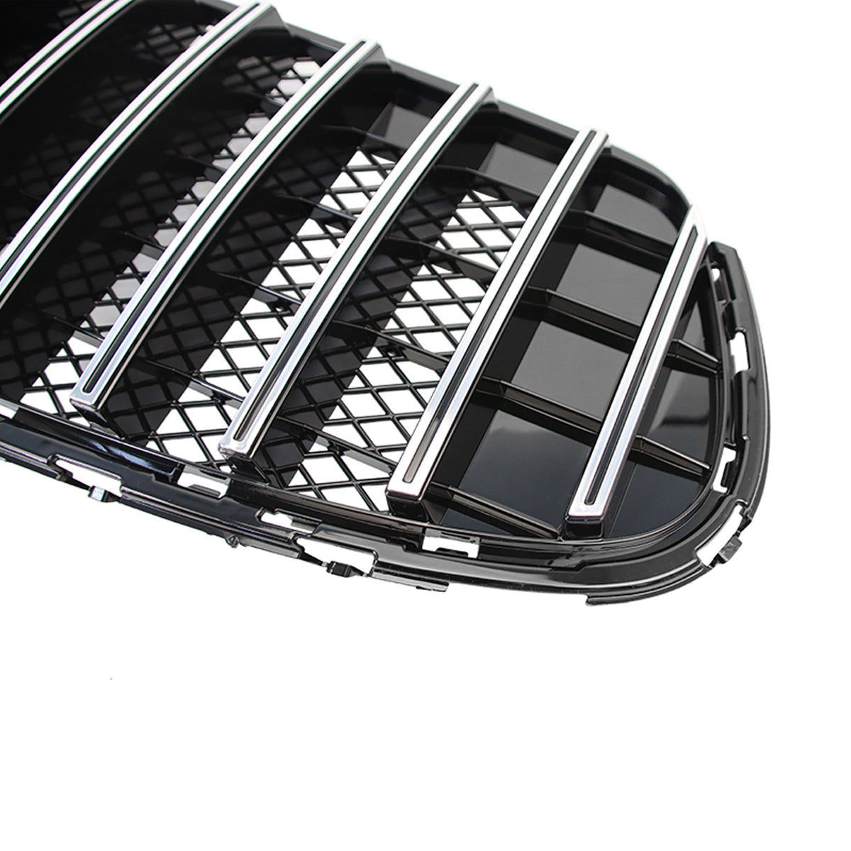 Chrome GT Style Grille passend für Mercedes GLC X253 C253 2020-2023 – Bild 4