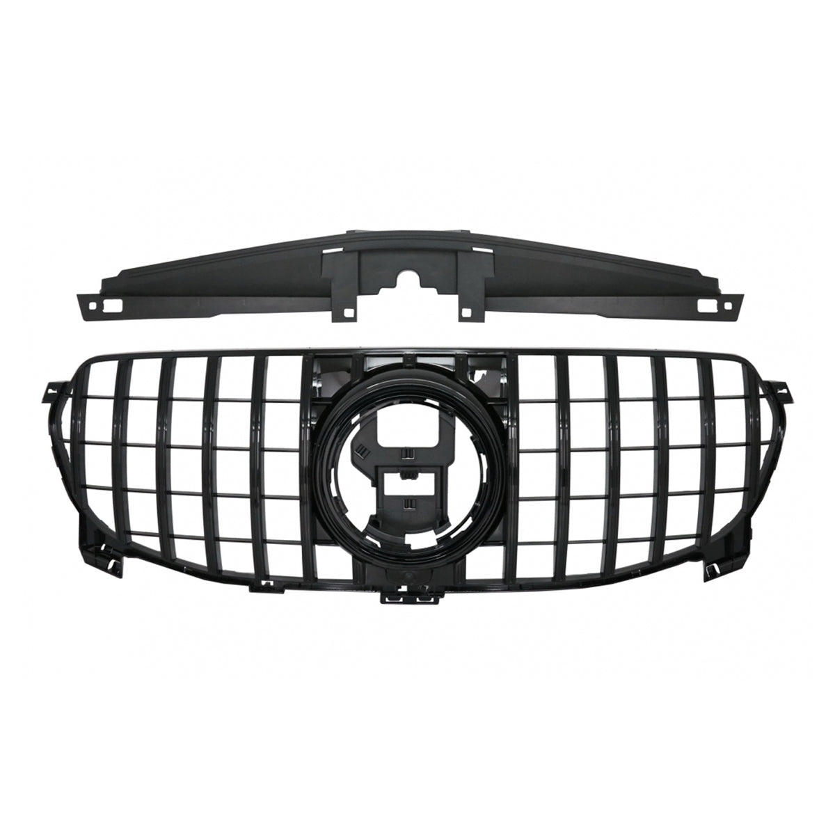 Front Grille Gloss Black passend für Mercedes GLE W167 C167 2019-2023 – Bild 2
