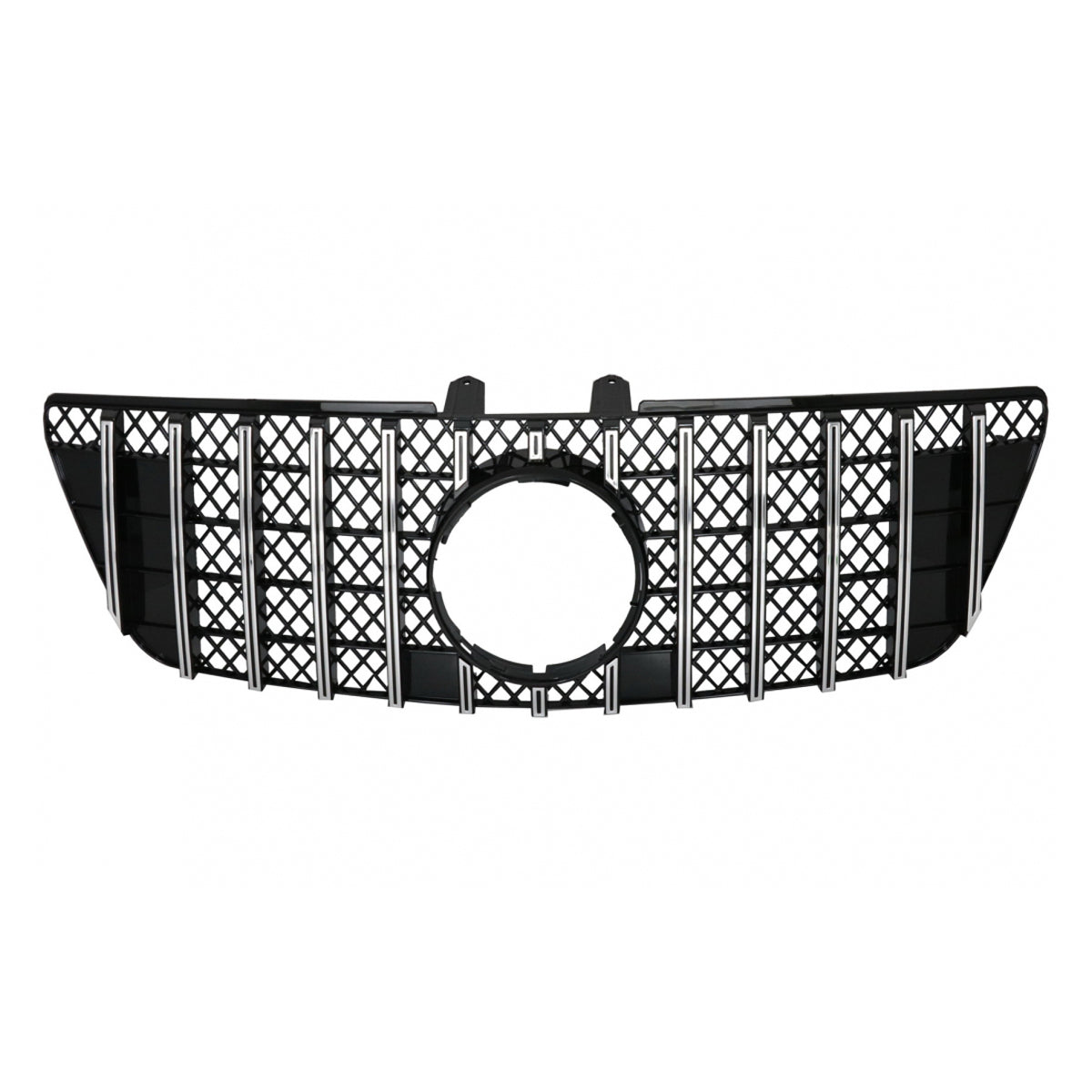 Front Grille Chrome Panamericana GT passend für Mercedes ML-Class W164 2009-2011 – Bild 2