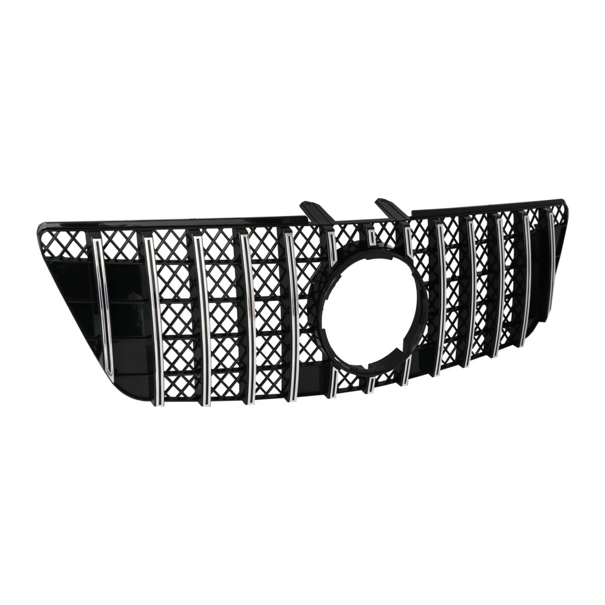 Front Grille Chrome Panamericana GT passend für Mercedes ML-Class W164 2009-2011 – Bild 3
