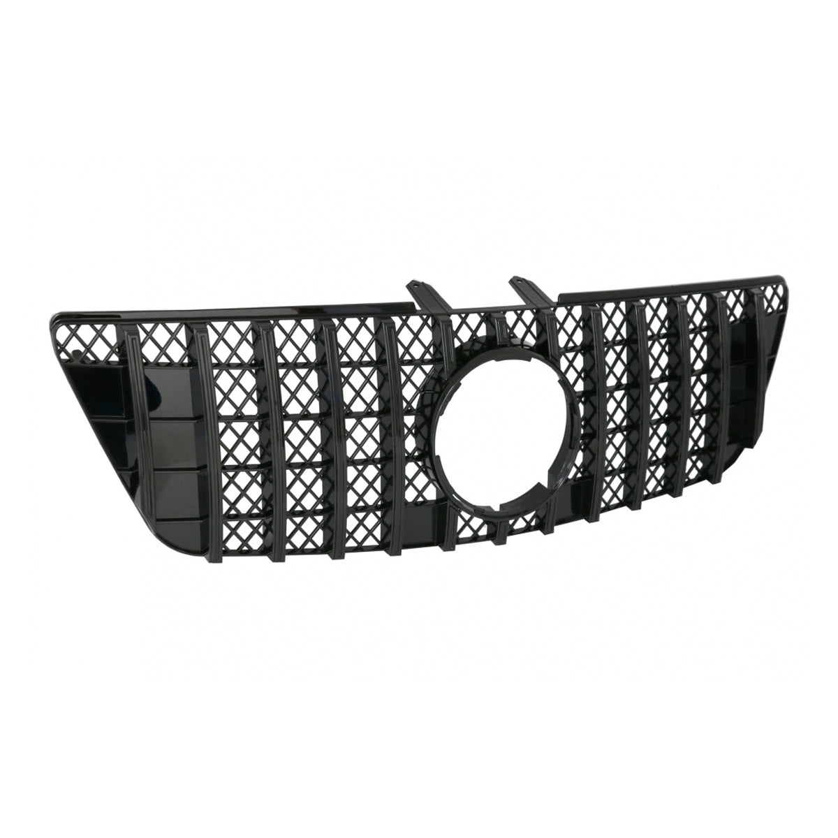 Front Grille Panamericana GT Gloss Black passend für Mercedes ML W164 2009-2011 – Bild 3