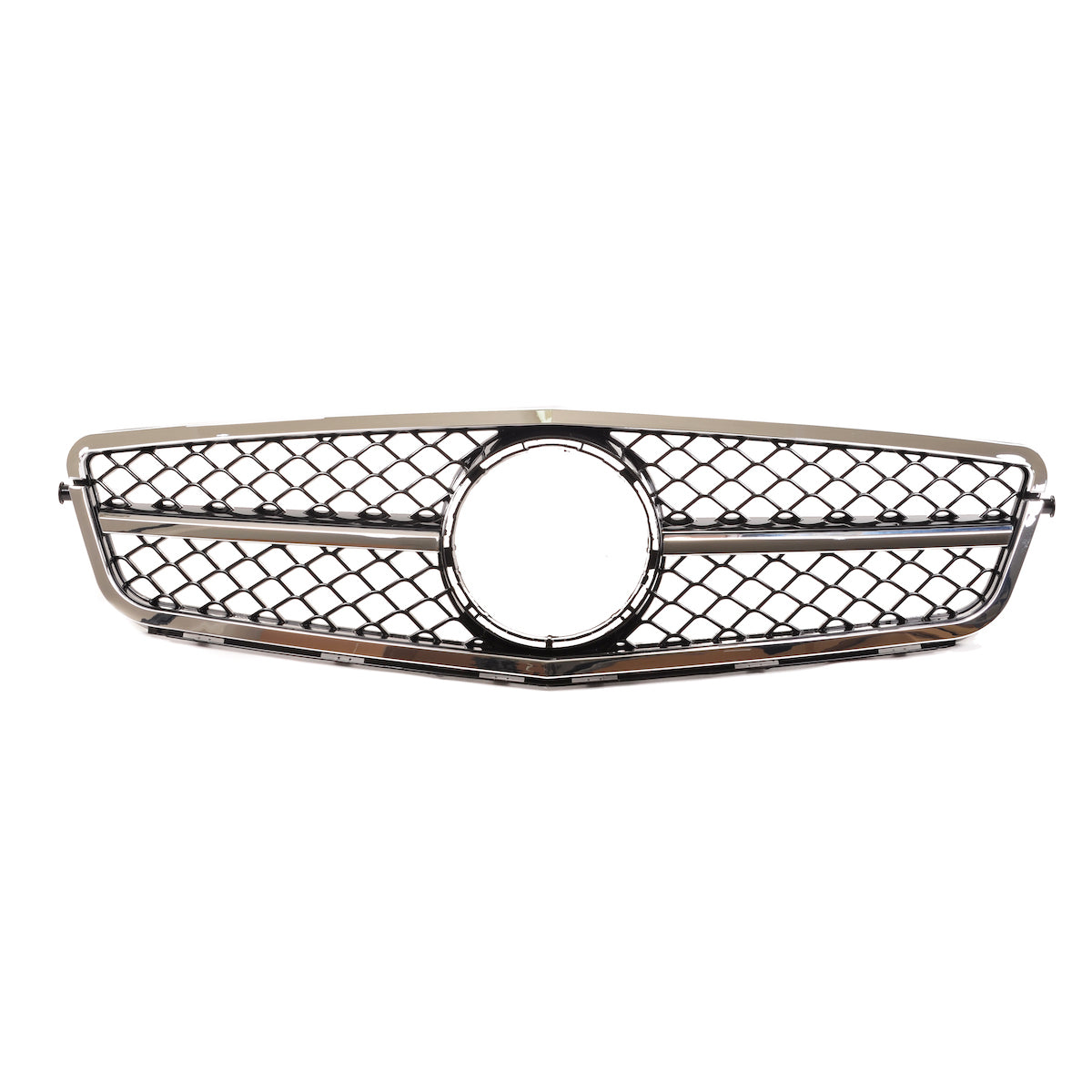 Front Grille Chrome Black passend für Mercedes C-Class W204 2007-2015 – Bild 2