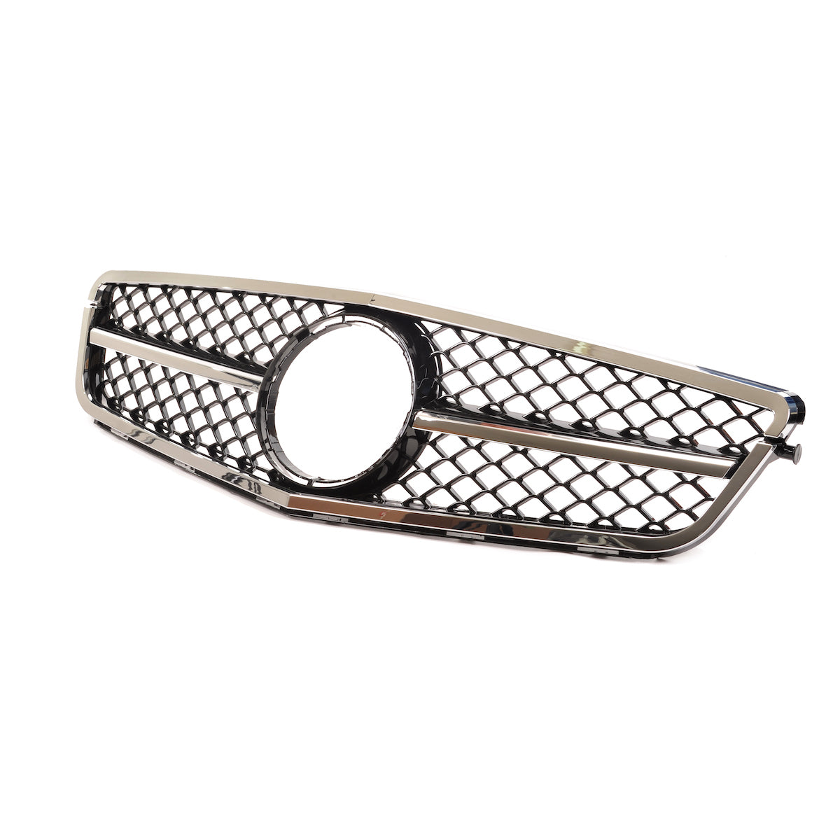 Front Grille Chrome Black passend für Mercedes C-Class W204 2007-2015 – Bild 3