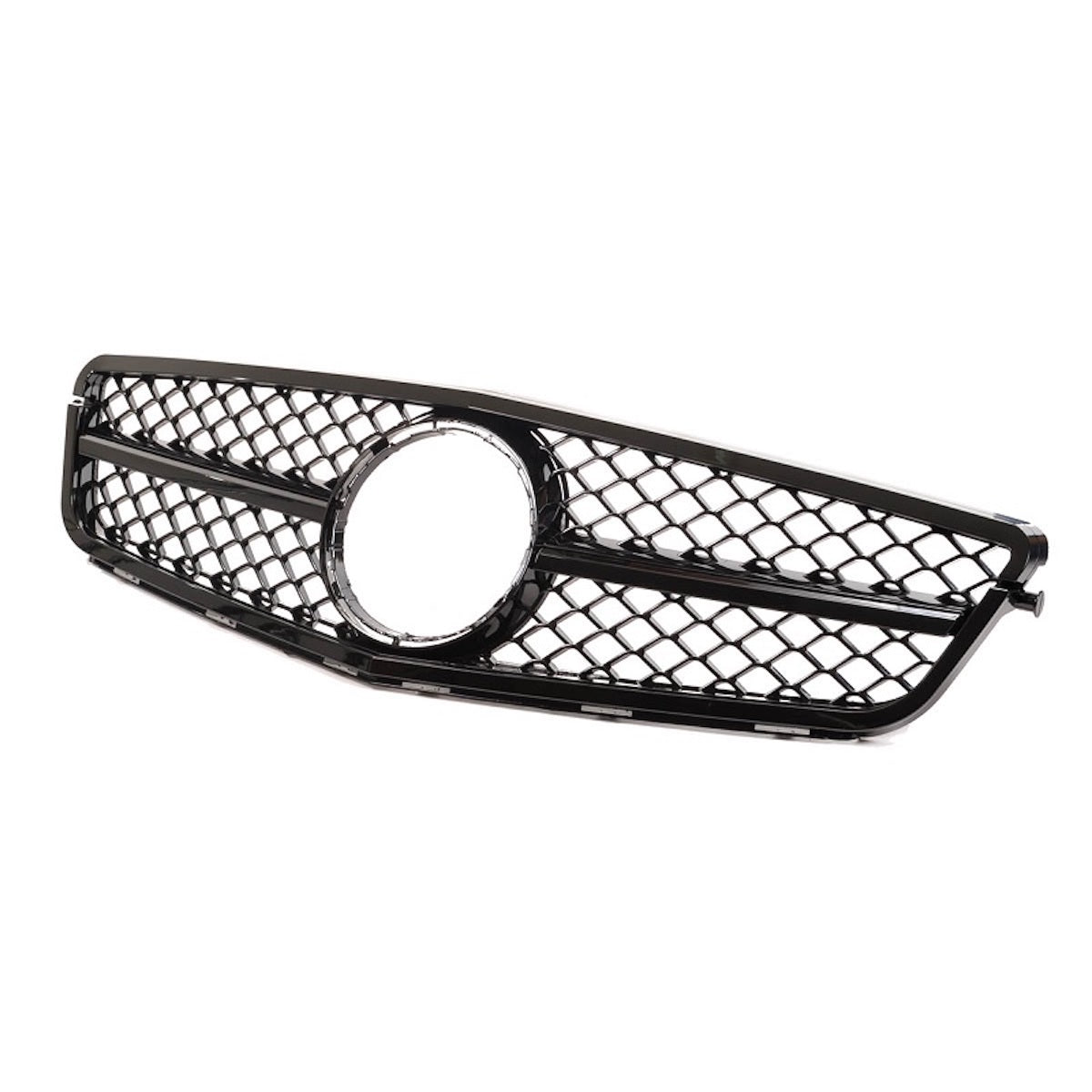 Gloss Black Front Grille passend für Mercedes C-Class W204 2007-2015 – Bild 2