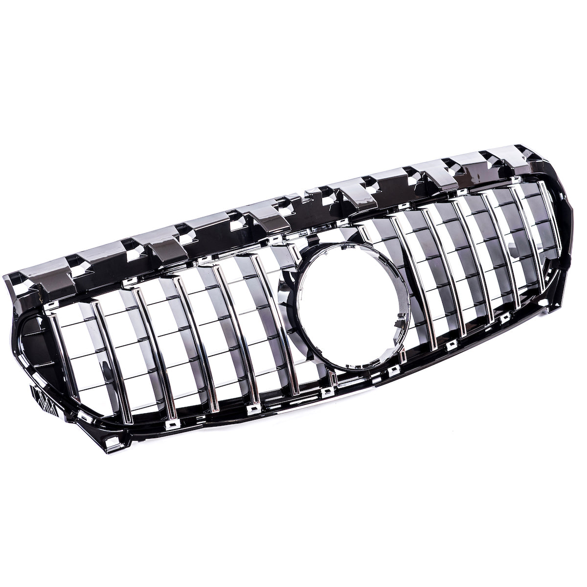 Front Grille Chrome Panamericana GT passend für Mercedes CLA C117 2016-2019 – Bild 3
