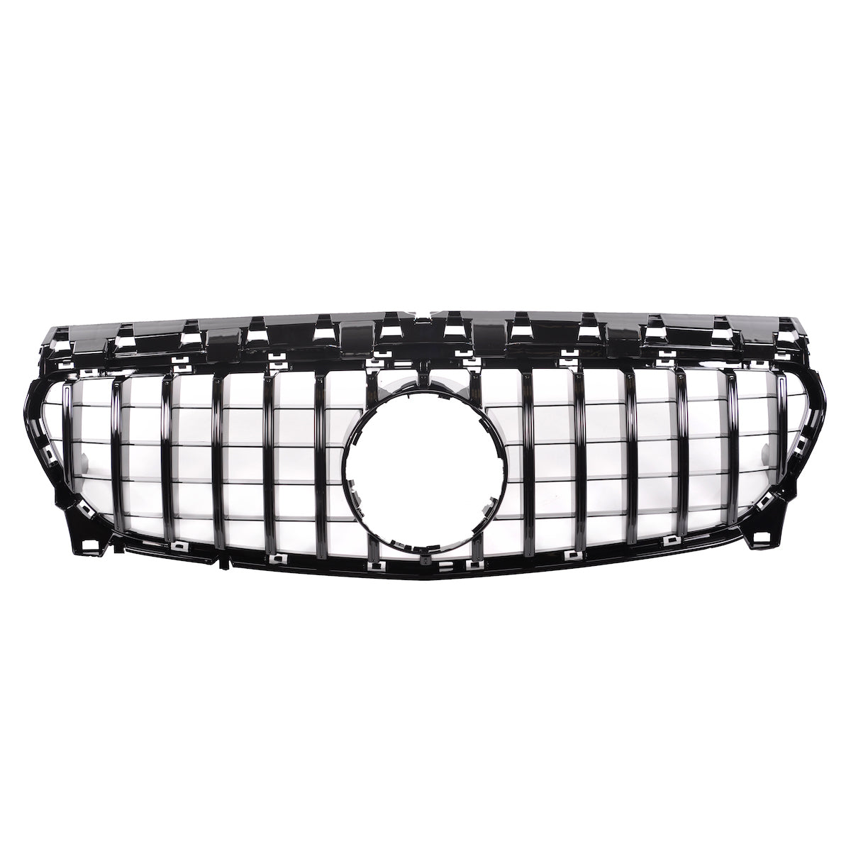 Front Grille Gloss Black Panamericana GT passend für Mercedes CLA C117 2016-2019 – Bild 2