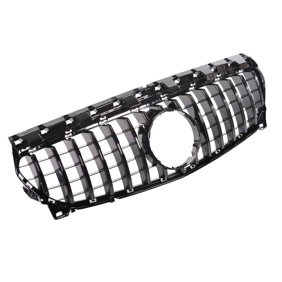 Front Grille Gloss Black Panamericana GT passend für Mercedes CLA C117 2016-2019 – Bild 3